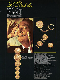 Piaget (Watches) 1972 Le Dali d'Or, Currency, Salvador Dali Portrait