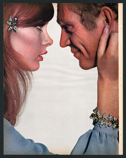 Jean Schlumberger for Tiffany 1965 Bracelet, Earclips, Steve McQueen, Photo Avedon