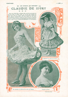 Claudie de Sivry 1912 Music Hall