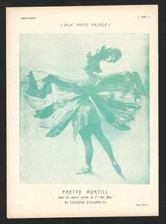 Pretty Myrtill 1917 L'Ibis Bleu, Music Hall Dancer, Cabaret