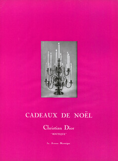 Christian Dior 1961 Boutique Cadeaux de Noël