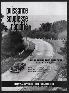 Mercedes-Benz 1961 Puissance Souplesse Rapidité
