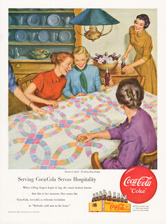 Coca-Cola 1950 Patchwork Quilt