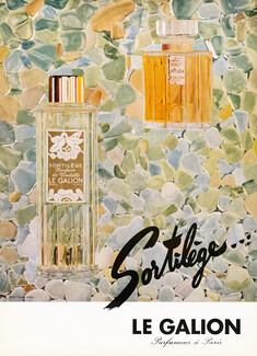 Le Galion (Perfumes) 1965 Sortilège Parfum de Toilette, Photo Claude Anger
