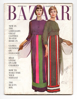 Harper's Bazaar 1963 July, Photo Sokolsky