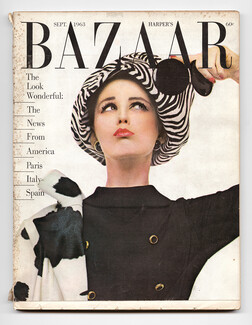 Harper's Bazaar 1963 September, Cover Richard Avedon