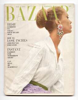 Harper's Bazaar 1963 October, Irish Fashions, Photo Leiter