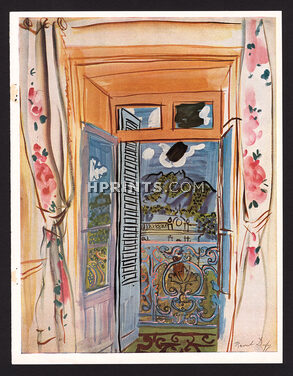 Raoul Dufy 1948 "La Fenêtre du Peintre"