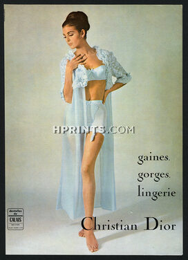 Christian Dior (Lingerie) 1966 Girdle, Bra, Nightdress