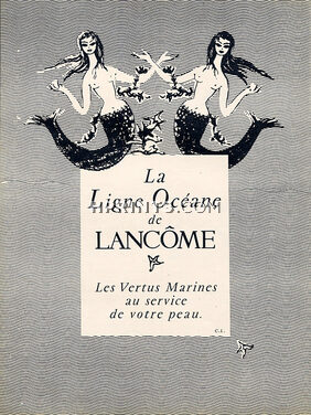 Lancôme (Cosmetics) 1956 Mermaid, Ligne Océane