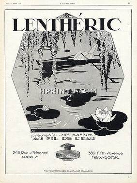 Lenthéric 1926 Au fil de l'eau Andrey