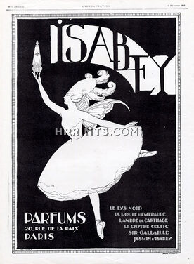 Isabey (Perfumes) 1924 André Nivard, Ballerina (L)