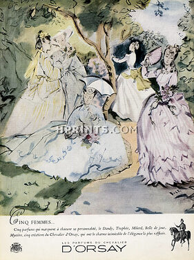 D'Orsay 1945 Cinq femmes... André Delfau