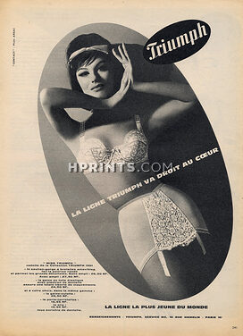 Triumph 1961 Girdle, Bra, Photo Arsac
