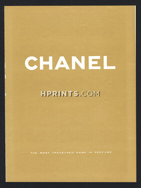 Chanel (Perfumes) 1966 Gold Ink, The most treasured name in perfume