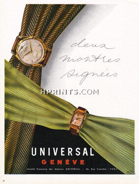 Universal Genève 1948 Elizabeth Suter