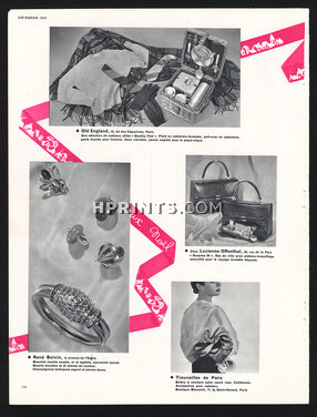 René Boivin 1953 Bracelet Montre, Broche Bourdon, Lucienne Offenthal (Handbag)