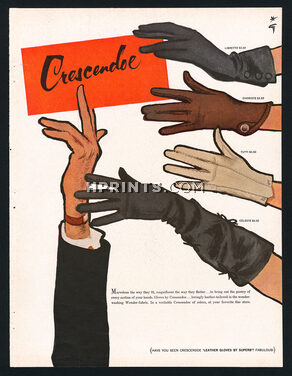Crescendoe (Gloves) 1960 René Gruau