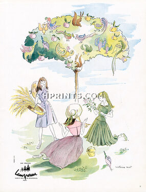 Lempereur 1951 Victoria Nat, Fashion Illustration, Children