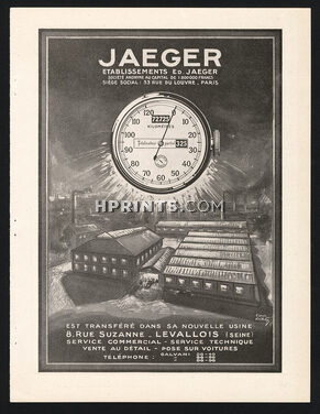 Jaeger 1924 Nouvelle Usine Levallois, Pierre Collet