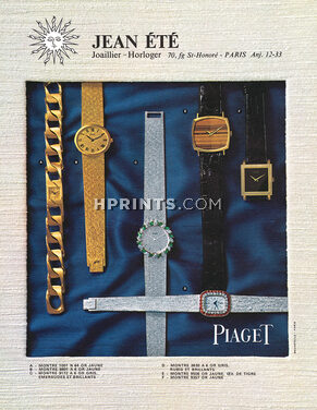 Jean Eté & Piaget (Watches) 1969