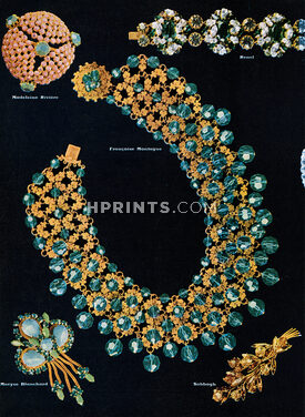 Swarovski & Co. 1963 Jewels by Francoise Montague, Renel, Madeleine Riviere, Maryse Blanchard, Sabbagh