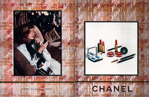 Chanel (Cosmetics) 1973 Le teint, les yeux, les lèvres