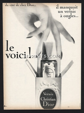 Christian Dior (Cosmetics) 1962 Vernis à ongles, Photo Moisdon