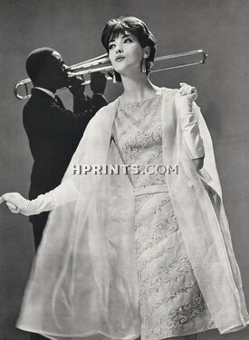 Christian Dior 1961 René Véron, Jazz Band, Fashion Photography