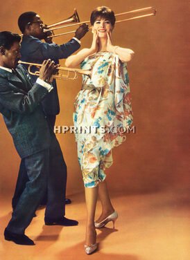 Guy Laroche 1961 Bianchini Férier, Charles Jourdan, Jazz Band, Photo Seeberger