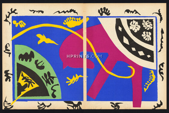 Le Cheval, l'Ecuyère et le Clown, 1948 - Henri Matisse Jazz