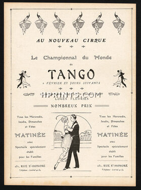 Nouveau Cirque 1914 Tango World Championship
