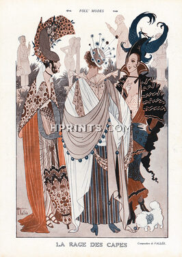 La Rage des Capes, 1914 - Armand Vallée, Foll'modes Capes Fashion Satire