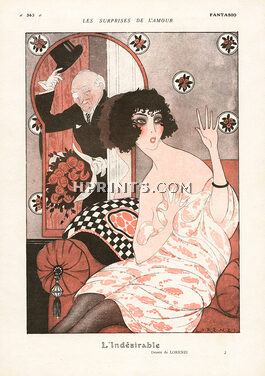 L'Indésirable, 1919 - Fabius Lorenzi The Surprised Courtesan