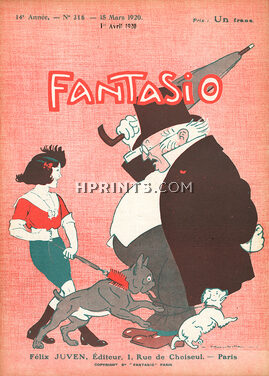 Roubille 1920 French Bulldog Fantasio Cover