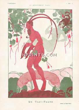 Le Mouvement Dada — Un Taxi-Faune, 1920 - René Max Faun