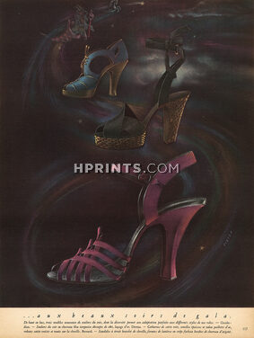 Garabedian, Drettas, Bernard (Shoes) 1946 Cothurnes, Sandales, Dominique Fircsa