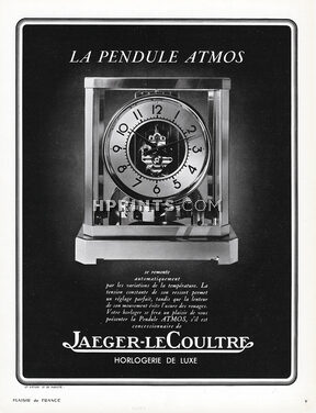 Jaeger-Lecoultre 1938 Pendule Atmos