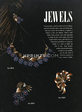 Henri Heugas, Henri Lesieur 1947 French Jewellery