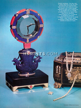 Cartier — Joailliers de l'objet d'art 1980 Pendules Mystérieuses et Parures, Art Déco, Photo J-P. Trosset