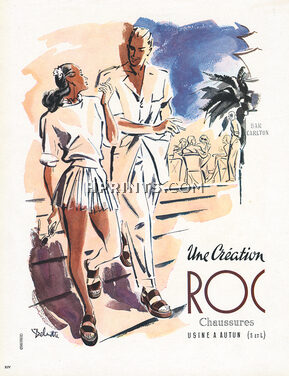 ROC (Shoes) 1946 Louis Delmotte, Bar Carlton