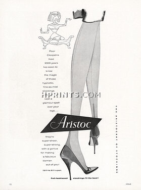 Aristoc (Hosiery, Stockings) 1958 Cleopatra