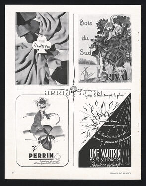 Perrin (René Gruau), Line Vautrin, Rival, Valisère 1943