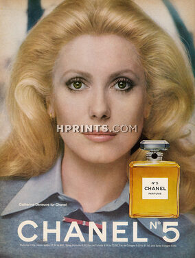 Chanel (Perfumes) 1976 Numéro 5, Catherine Deneuve