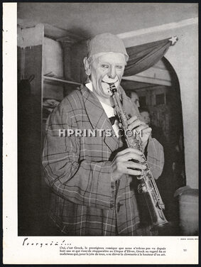 Grock 1947 Au Cirque d'hiver, Clown