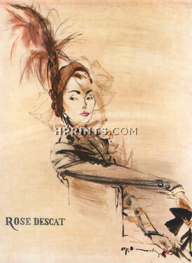 Rose Descat (Millinery) 1948 Jacques Demachy