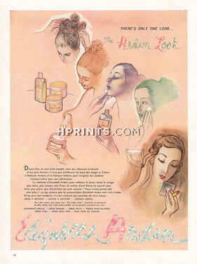 Elizabeth Arden 1948 There's only one look... The Arden Look