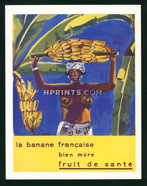 La Banane Française 1938 Affiche L. Lamy