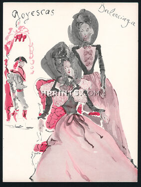 Balenciaga 1944 Ce soir on Joue... Goyescas, Christian Berard
