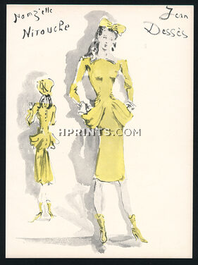 Jean Dessès 1944 Ce soir on Joue... Mamz'elle Nitouche, Christian Bérard
